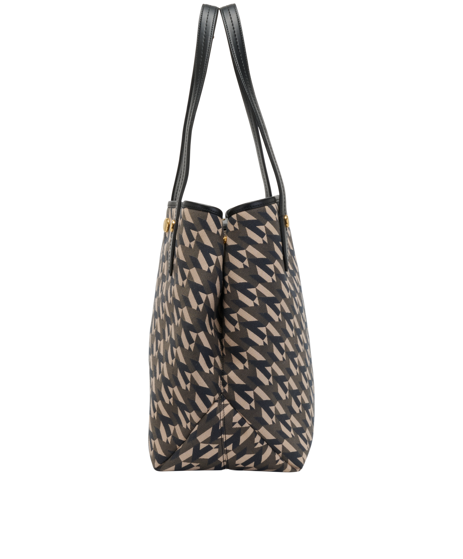 M Collection, &pound;395, Handbags, Black/Cream, Fabric, Bottom view